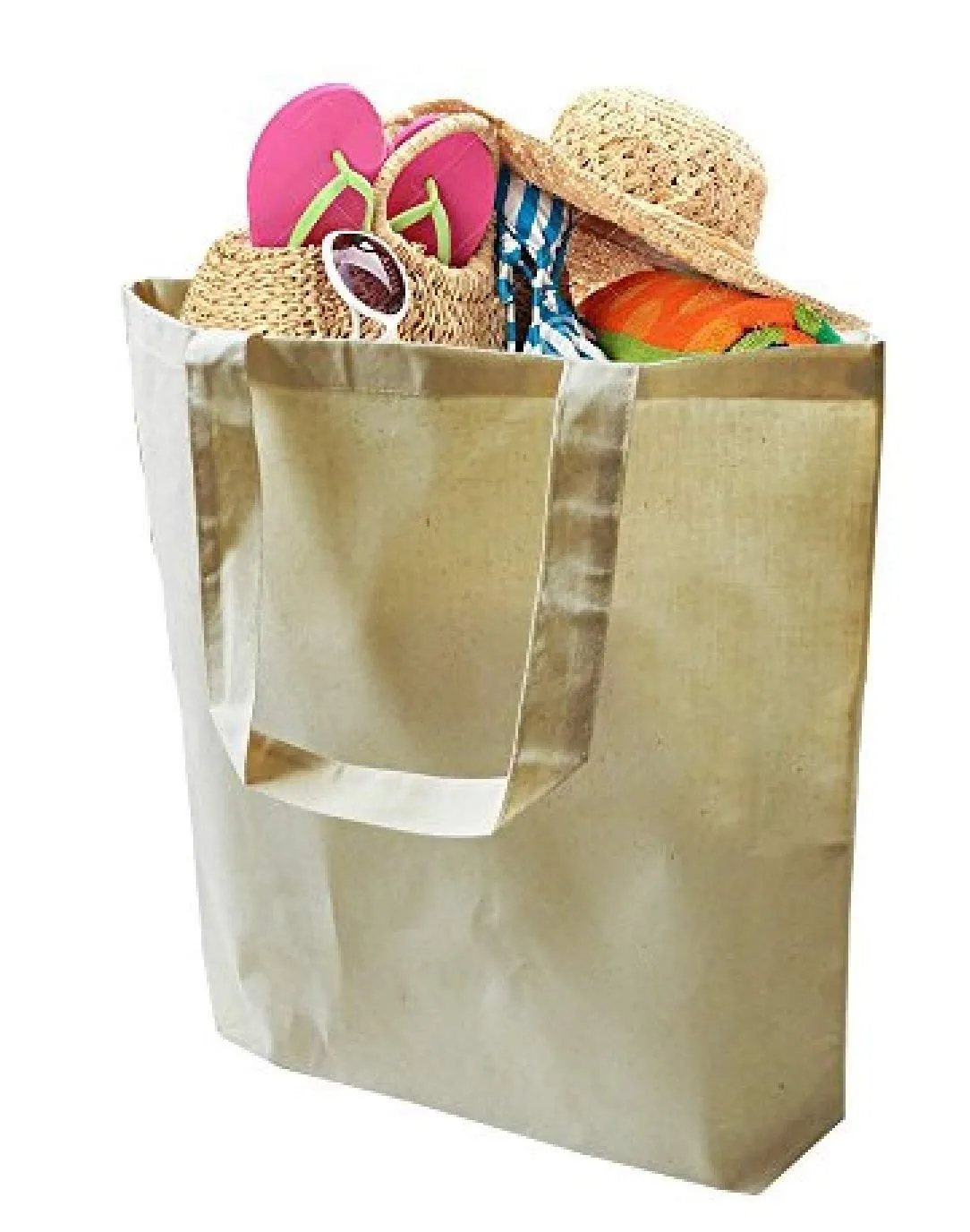 12 Eco-Pack Assorted Mix Color Wholesale Cotton Tote Bags in Bulk