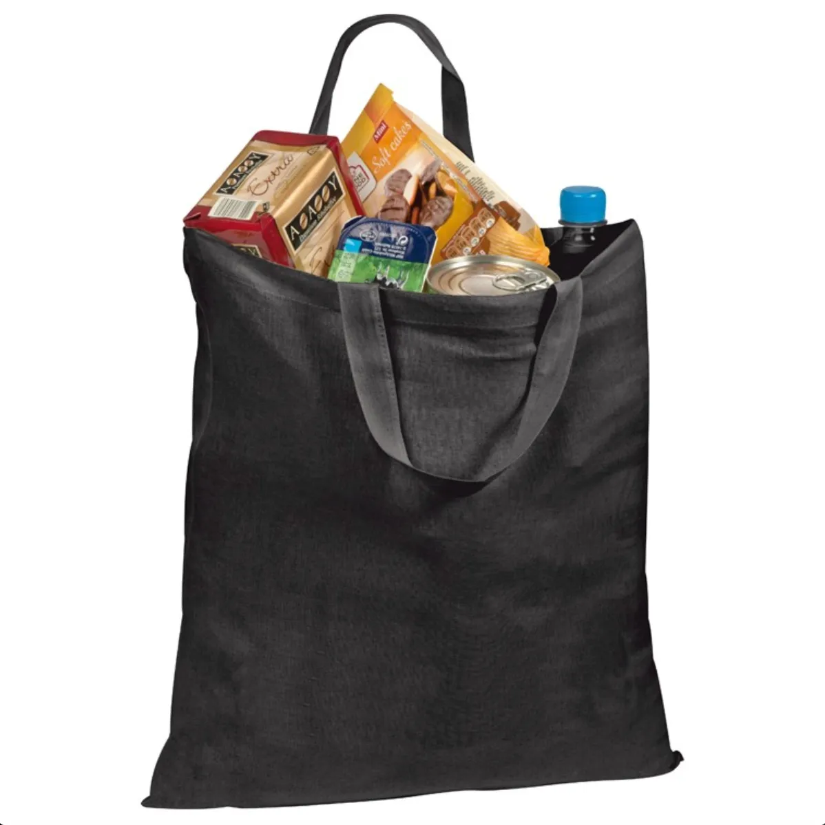 12 Eco-Pack Assorted Mix Color Wholesale Cotton Tote Bags in Bulk