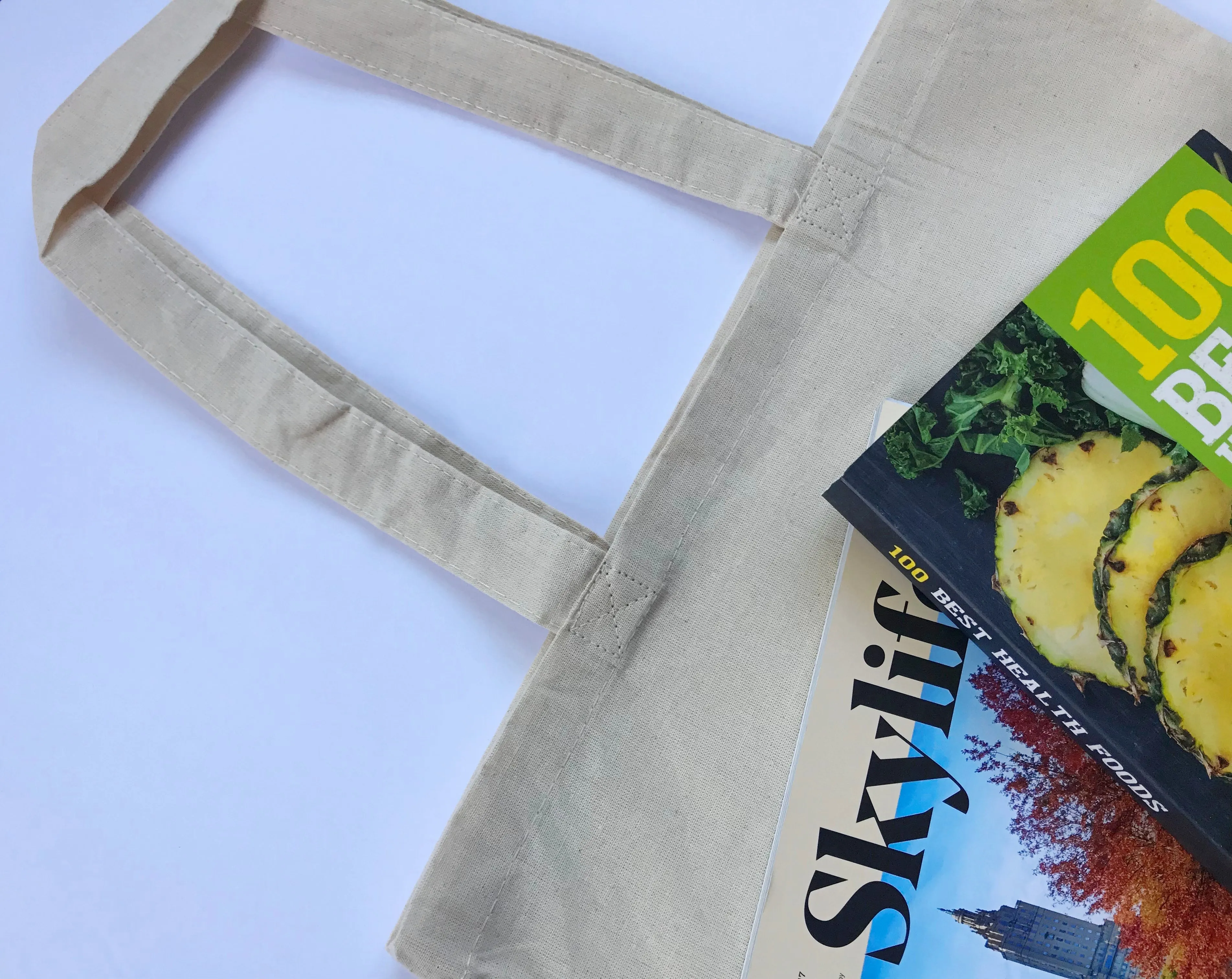 12 Eco-Pack Assorted Mix Color Wholesale Cotton Tote Bags in Bulk