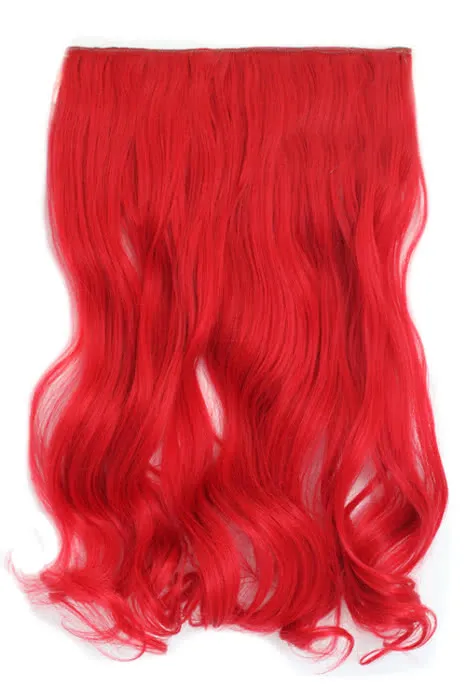 5 Colors Colorful 50cm Long Curly / Wave Clip in Hair Extensions