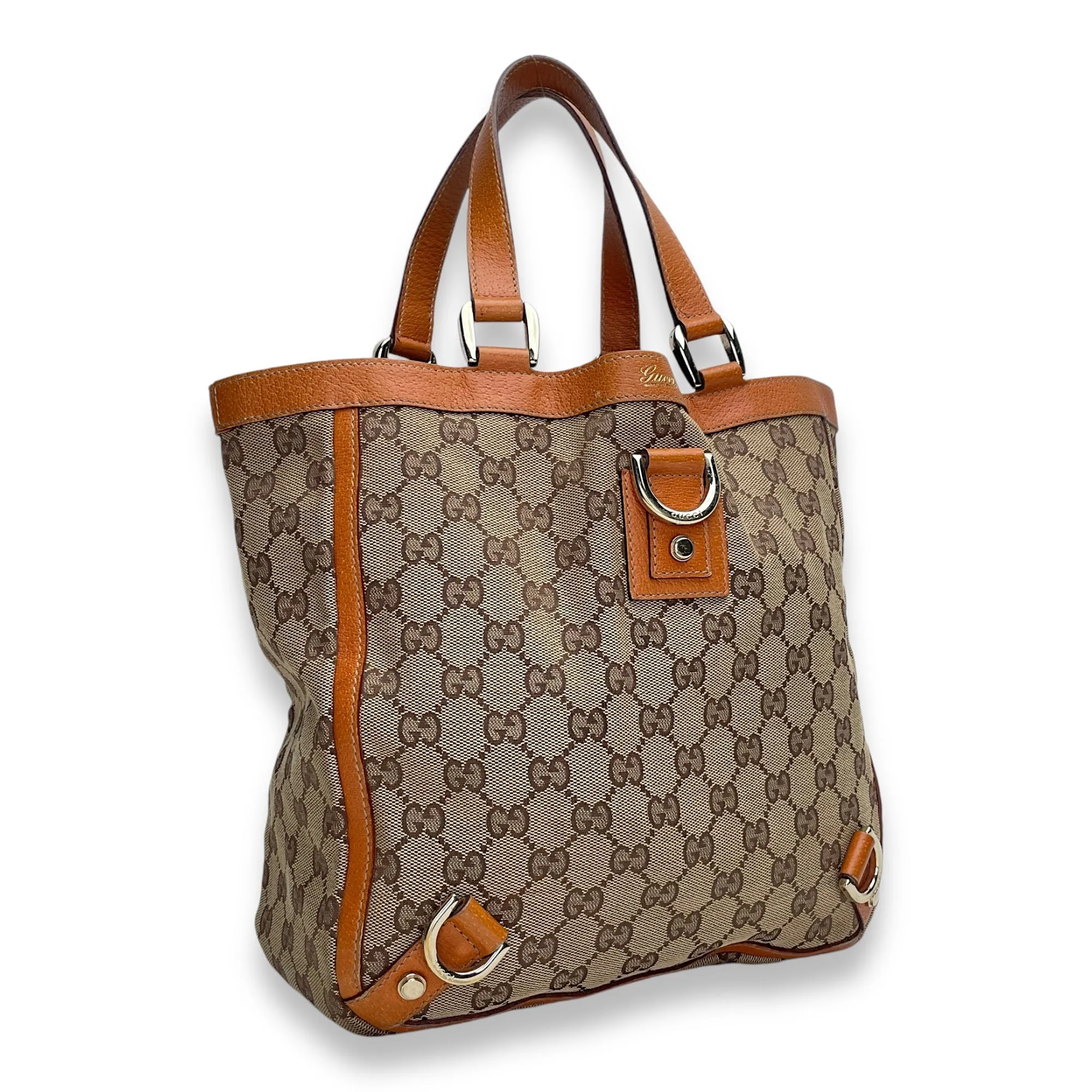 Abbey Tote bag in Canvas, Light Gold Hardware