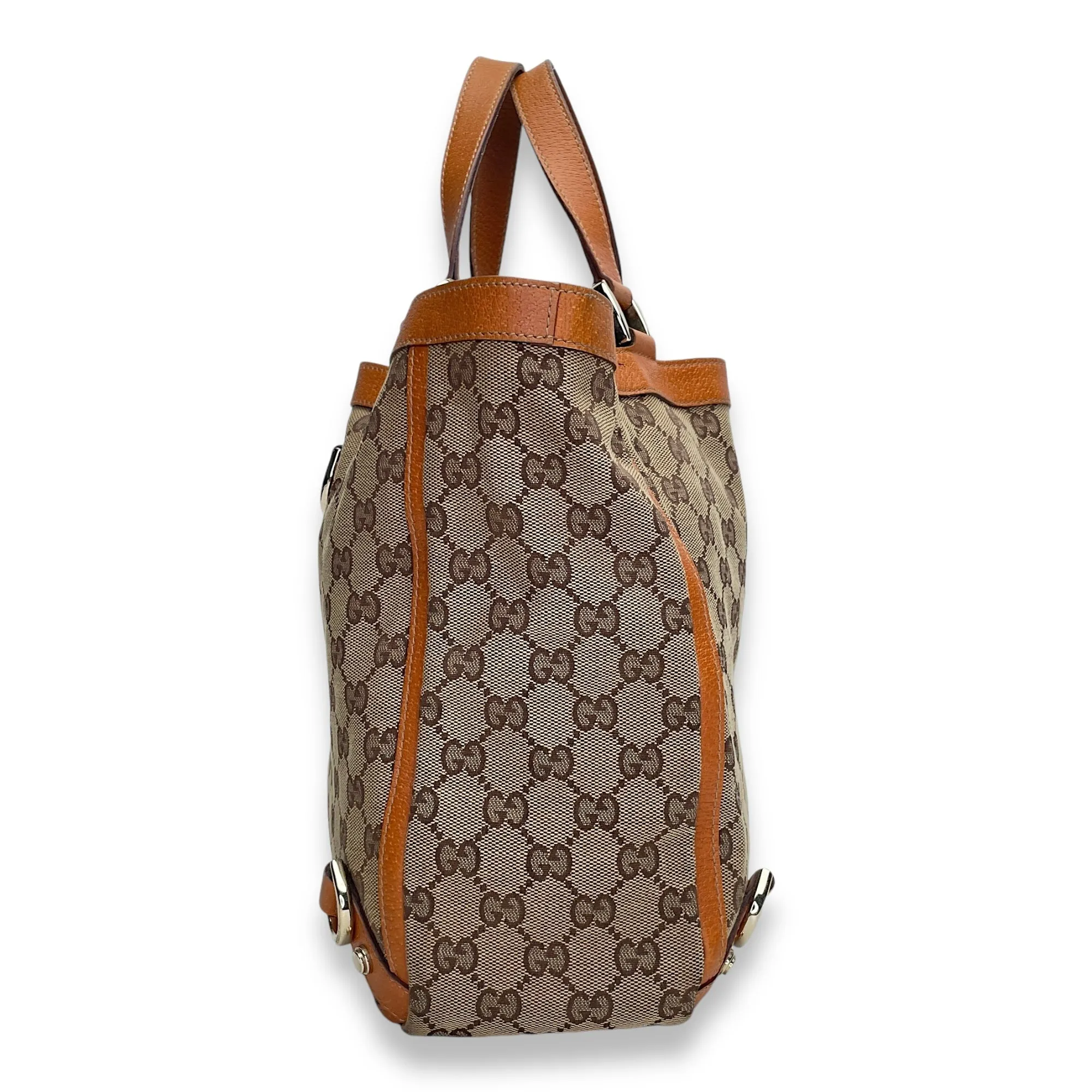 Abbey Tote bag in Canvas, Light Gold Hardware