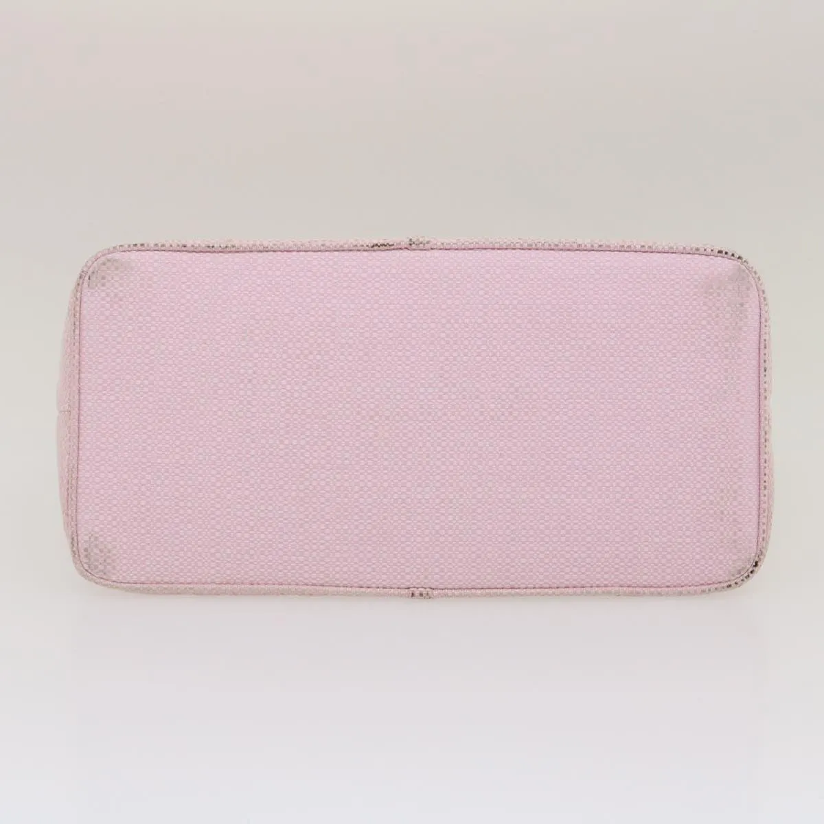 CHANEL COCO Mark Tote Bag cotton Pink CC Auth 29713A