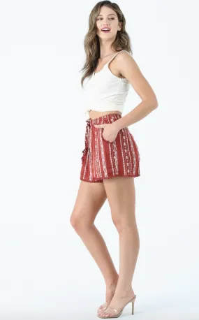 Cinnamon Tie Shorts