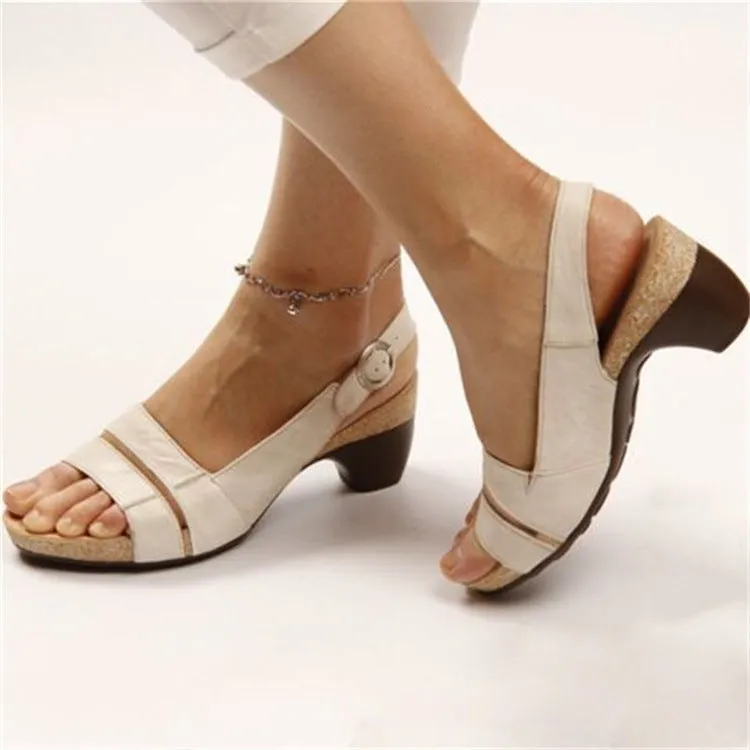 Comfy Wedge Double Strap Orthopedic Sandals