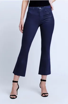 Kendra HR Crop Flare Midnight Coated