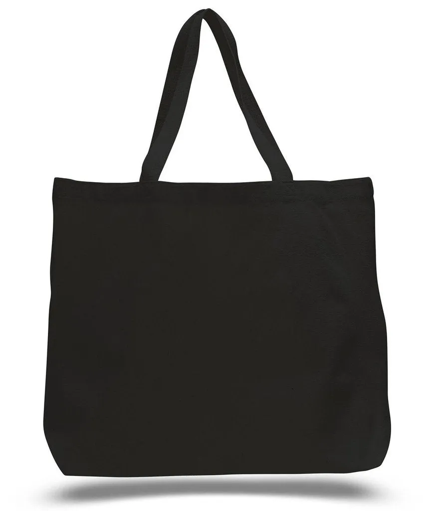 Large Size Blank Canvas Tote Bags, Shopper Groceries Totes
