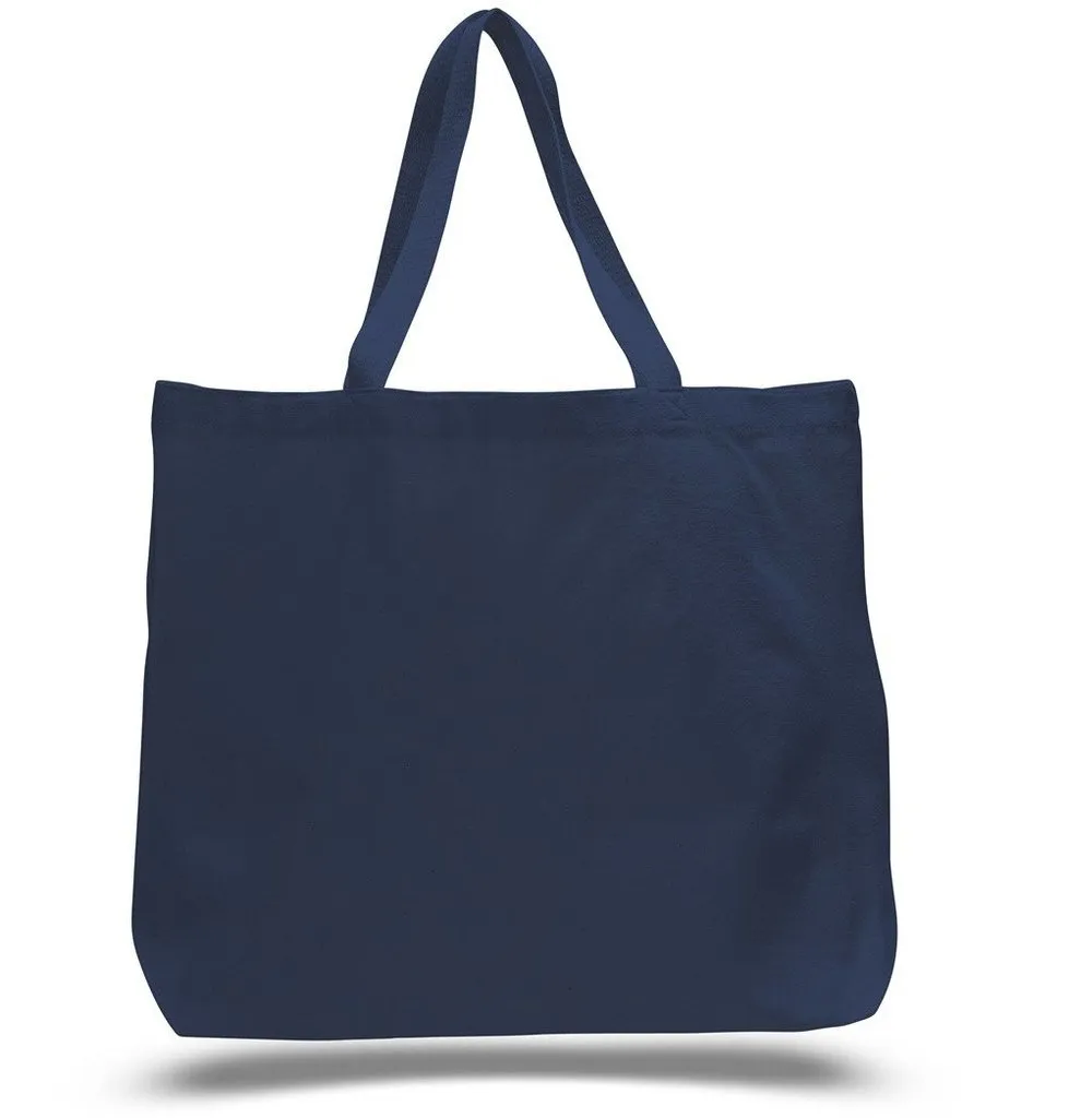 Large Size Blank Canvas Tote Bags, Shopper Groceries Totes