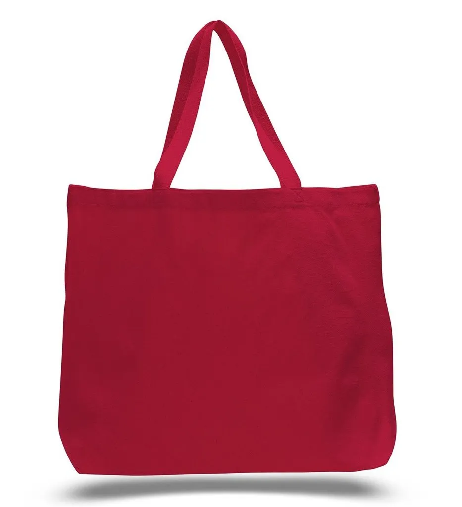 Large Size Blank Canvas Tote Bags, Shopper Groceries Totes