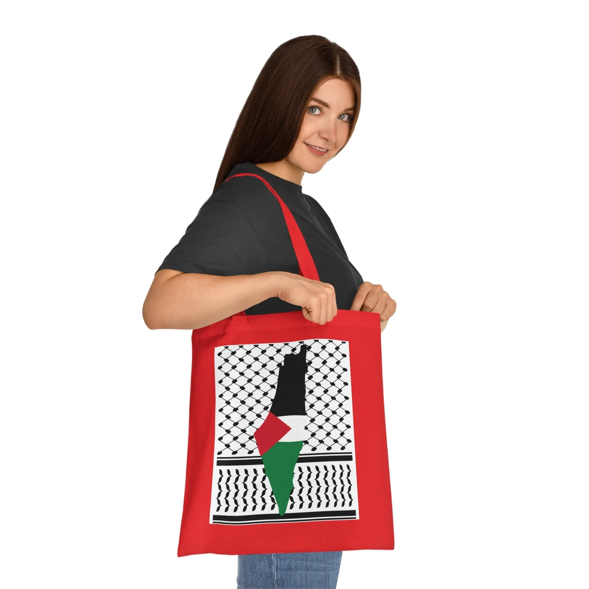 Palestine on Keffiyeh Tote Bag