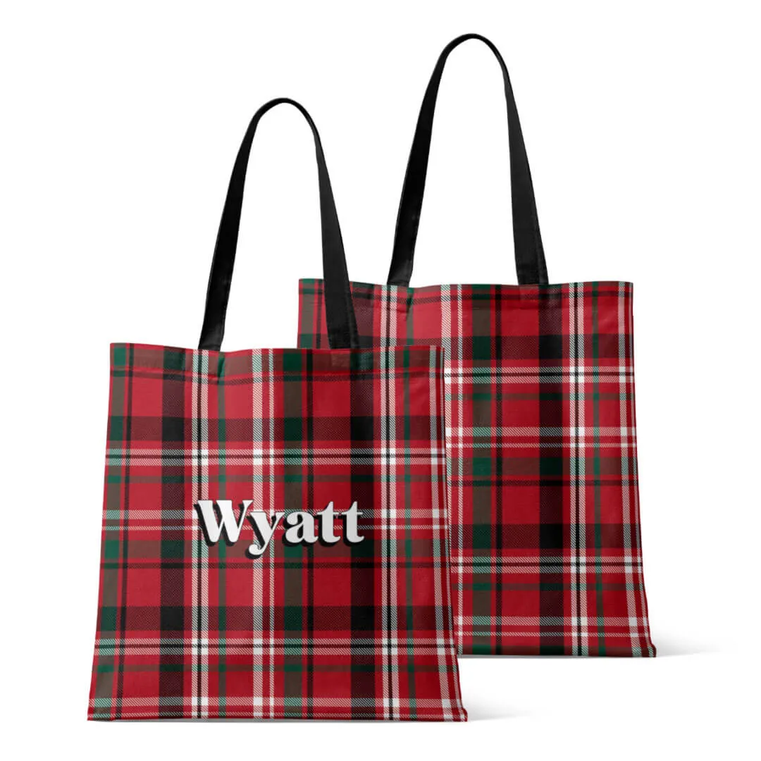 Personalized Christmas Tote Bags | Cozy Season