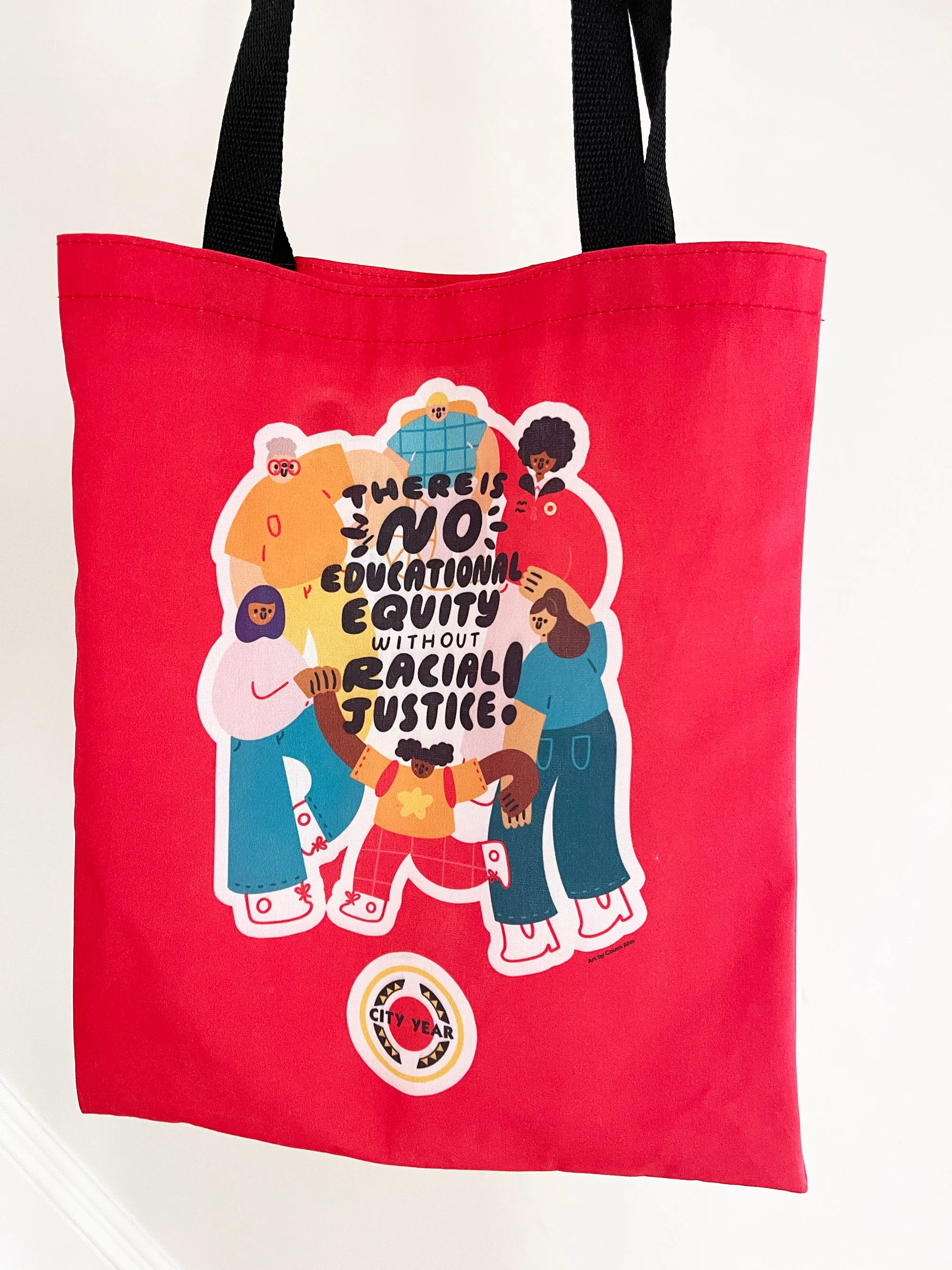 Red Educational Equity Tote