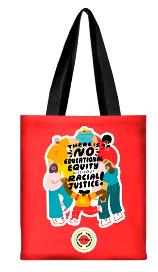 Red Educational Equity Tote