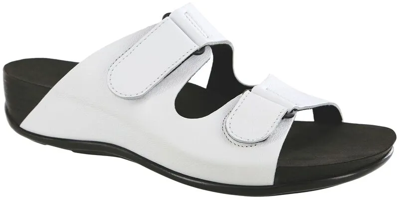 SAS Seaside Slide Sandal - Chalk