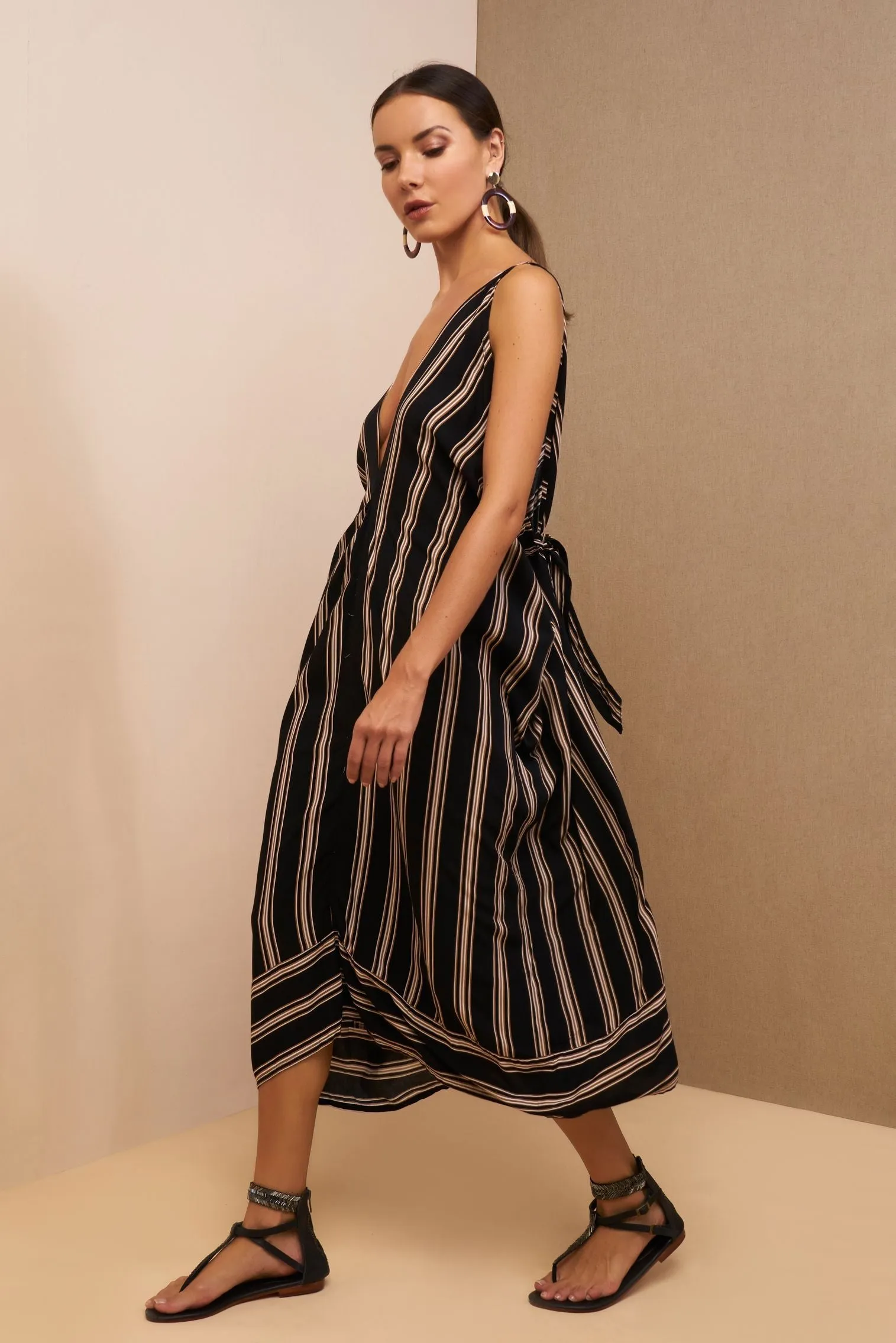 Striped Loose Dress
