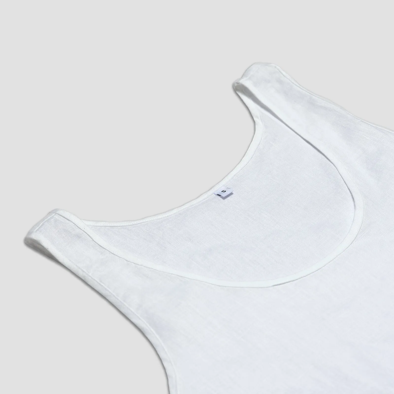 White Cami Linen Pyjama Set